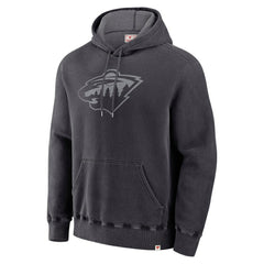 Minnesota Wild Fanatics Made in Canada Pullover Hoodie - Black Hoodies