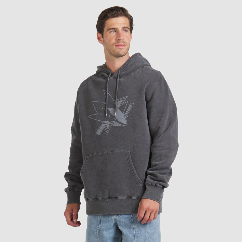 San Jose Sharks Fanatics Made in Canada Pullover Hoodie - Black Hoodies