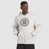 Boston Bruins Fanatics Made in Canada Pullover Hoodie - Cream Hoodies