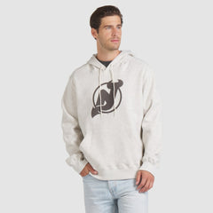 New Jersey Devils Fanatics Made in Canada Pullover Hoodie - Cream Jerseys