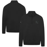 Kansas City Royals Levelwear Murray Nightfall Quarter-Zip Top Black