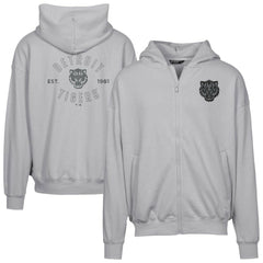 Detroit Tigers Levelwear Uphill Abyssal Full-Zip Hoodie Gray