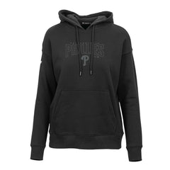 Philadelphia Phillies Levelwear Women's Adorn Darkmoon Pullover Hoodie Black