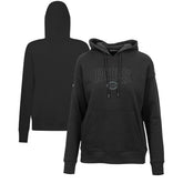 Cincinnati Reds Levelwear Women's Adorn Darkmoon Pullover Hoodie Black