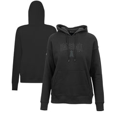 Los Angeles Angels Levelwear Women's Adorn Darkmoon Pullover Hoodie Black