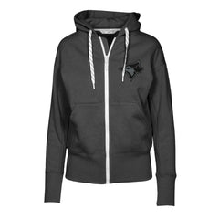 Toronto Blue Jays Levelwear Women's Gardinia Nightfall Full-Zip Hoodie Black