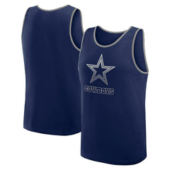 Dallas Cowboys Logo Athletic Unmatched Success Tank Top - Navy for sale