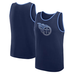 Tennessee Titans Logo Athletic Unmatched Success Tank Top - Navy cheap