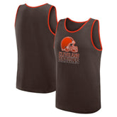 Cleveland Browns Logo Athletic Unmatched Success Tank Top - Brown cheap