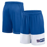 New York Giants Logo Athletic Best of the Best Shorts - Royal sale