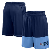 Tennessee Titans Logo Athletic Best of the Best Shorts - Navy on sale
