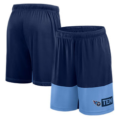 Tennessee Titans Logo Athletic Best of the Best Shorts - Navy on sale