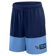 Tennessee Titans Logo Athletic Best of the Best Shorts - Navy on sale