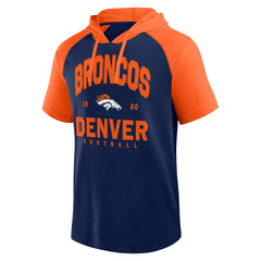 Denver Broncos Logo Athletic Prime Hoodie T-Shirt - Navy for sale