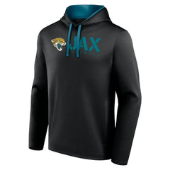 Jacksonville Jaguars Logo Athletic Head Start Pullover Hoodie - Black cheap