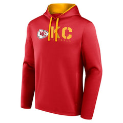 Kansas City Chiefs Logo Athletic Head Start Pullover Hoodie - Red on sale