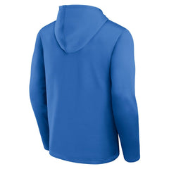 Los Angeles Chargers Logo Athletic Head Start Pullover Hoodie - Powder Blue cheap