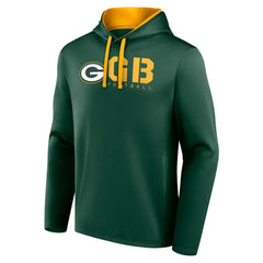 Green Bay Packers Logo Athletic Head Start Pullover Hoodie - Green cheap