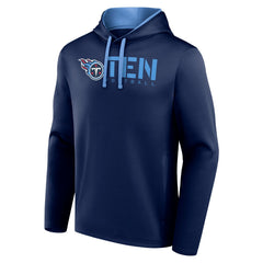 Tennessee Titans Logo Athletic Head Start Pullover Hoodie - Navy sale