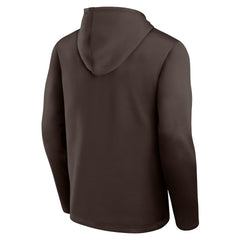 Cleveland Browns Logo Athletic Head Start Pullover Hoodie - Brown online