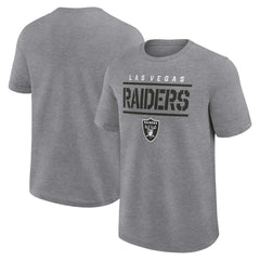 Las Vegas Raiders Logo Athletic Top Notch T-Shirt - Heather Gray sale