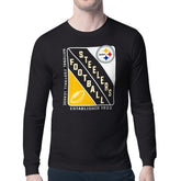 Pittsburgh Steelers Starter Shield Logo Long Sleeve T-Shirt - Black online