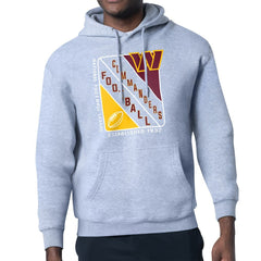 Washington Commanders Starter Shield Logo Pullover Hoodie - Heather Gray sale
