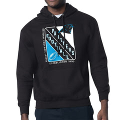 Carolina Panthers Starter Shield Logo Pullover Hoodie - Black on sale