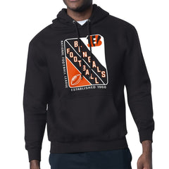 Cincinnati Bengals Starter Shield Logo Pullover Hoodie - Black sale