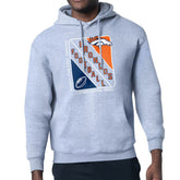 Denver Broncos Starter Shield Logo Pullover Hoodie - Heather Gray cheap