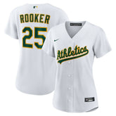 Brent Rooker Athletics Women's Home Replica Jersey White