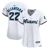 Sandy Alcantara Miami Marlins Women's Home Limited Player Jersey - White