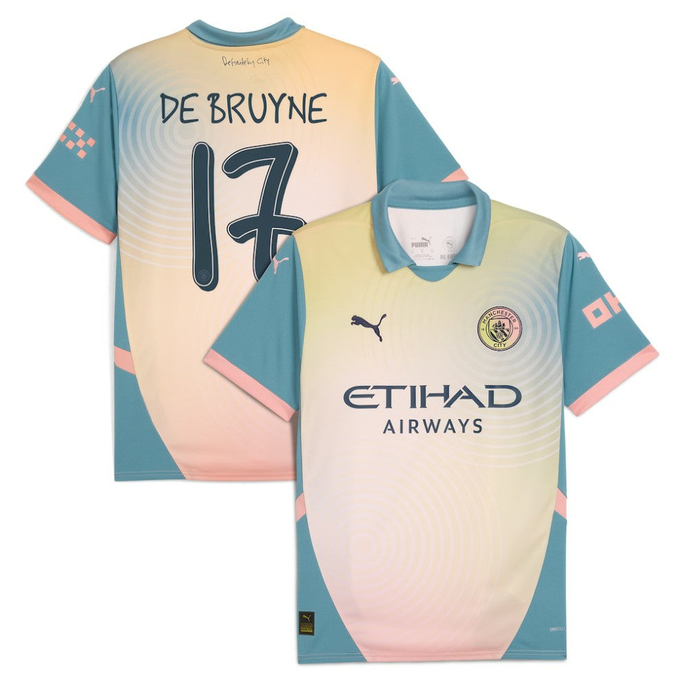 Kevin De Bruyne Manchester City 2024/25 Fourth Replica Player Jersey - Blue for sale