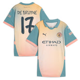 Kevin De Bruyne Manchester City Women's 2024/25 Fourth Replica Player Jersey - Blue shop