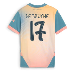 Kevin De Bruyne Manchester City Youth 2024/25 Fourth Replica Player Jersey - Blue sale