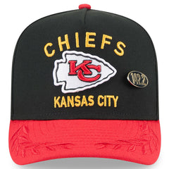 Kansas City Chiefs New Era 2025 NFL Draft On Stage A-Frame 59FIFTY Fitted Hat - Black/Red outlet