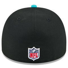 Miami Dolphins New Era 2025 NFL Draft On Stage A-Frame 59FIFTY Fitted Hat - Black/Aqua on sale