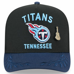 Tennessee Titans New Era 2025 NFL Draft On Stage A-Frame 59FIFTY Fitted Hat - Black/Navy sale