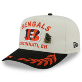 Cincinnati Bengals New Era 2025 NFL Draft A-Frame 59FIFTY Fitted Hat - Cream/Black online