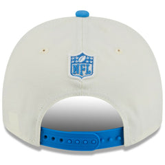 Detroit Lions New Era 2025 NFL Draft A-Frame 9FIFTY Snapback Hat - Cream/Blue discount