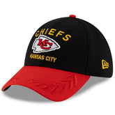 Kansas City Chiefs New Era 2025 NFL Draft 39THIRTY Flex Hat - Black/Red discount