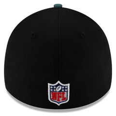 Philadelphia Eagles New Era 2025 NFL Draft 39THIRTY Flex Hat - Black/Midnight Green sale
