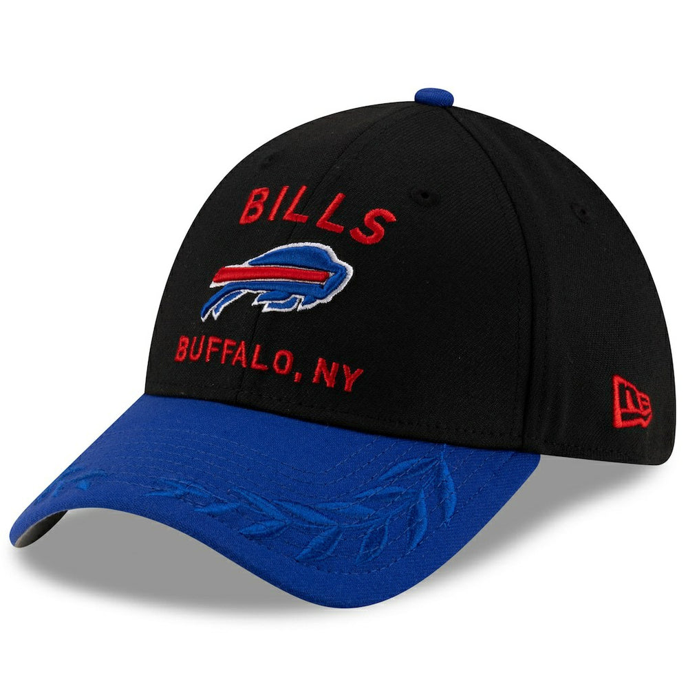Buffalo Bills New Era 2025 NFL Draft 39THIRTY Flex Hat - Black/Royal for sale