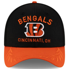 Cincinnati Bengals New Era 2025 NFL Draft 39THIRTY Flex Hat - Black/Orange cheap