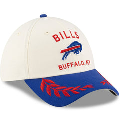 Buffalo Bills New Era 2025 NFL Draft 39THIRTY Flex Hat - Cream/Royal sale