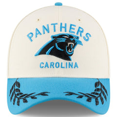 Carolina Panthers New Era 2025 NFL Draft 39THIRTY Flex Hat - Cream/Blue discount