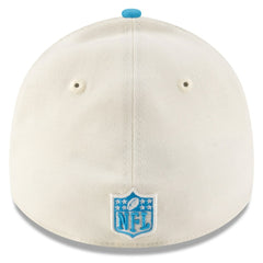 Carolina Panthers New Era 2025 NFL Draft 39THIRTY Flex Hat - Cream/Blue discount