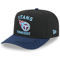 Tennessee Titans New Era Youth 2025 NFL Draft A-Frame 9FIFTY Snapback Hat - Black/Navy cheap