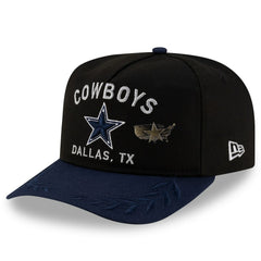 Dallas Cowboys New Era 2025 NFL Draft On Stage A-Frame 59FIFTY Fitted Hat - Black/Navy on sale