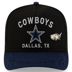 Dallas Cowboys New Era 2025 NFL Draft On Stage A-Frame 59FIFTY Fitted Hat - Black/Navy on sale